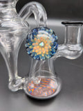 7.5" Dual Chamber Recycler- by SlynxxGlass - Avernic Smoke Shop