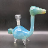 8" Dinosaur Water Pipe Frit Body Design 14mm - Avernic Smoke Shop