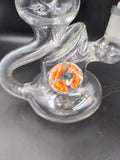 8" Recycler Water Pipe With Locket Deisgn - Avernic Smoke Shop