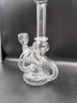 8" Recycler Water Pipe With Locket Deisgn - Avernic Smoke Shop
