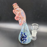 8" Seashell Bent Neck Water Pipe - Avernic Smoke Shop