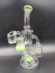 8.5" Genie Twin Turbine Recycler Dab Rig - Avernic Smoke Shop