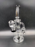 8.5" Genie Twin Turbine Recycler Dab Rig - Avernic Smoke Shop