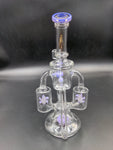 8.5" Genie Twin Turbine Recycler Dab Rig - Avernic Smoke Shop