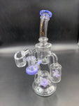 8.5" Genie Twin Turbine Recycler Dab Rig - Avernic Smoke Shop