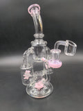 8.5" Genie Twin Turbine Recycler Dab Rig - Avernic Smoke Shop