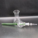 8.5" Pulsar Bubble Nectar Collector w/ Quartz Tip & Stand - Avernic Smoke Shop