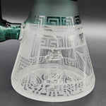 9" Aztec Face Beaker Water Pipe - Avernic Smoke Shop
