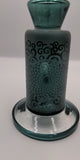 9" Frosted Glass Water Pipe with Symmetric Design