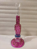 9" Purple Glass Bong Perc Heady Glass Bongs - Avernic Smoke Shop