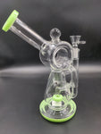 9.5" Infyniti Barrel Recycler W/ Showerhead Diffuser Bong - Avernic Smoke Shop