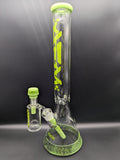 AFM 18" 9mm Beaker w/ Ash Catcher + Beaker Bumper - Avernic Smoke Shop