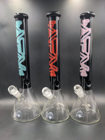 AFM  Glass Neon Beakers 16" - Avernic Smoke Shop
