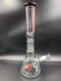 ANTIDOTE 16" Red Eye Beaker w/ Tree Perc - Avernic Smoke Shop