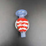 Bubble Cap Marbled Flower Design - Avernic Smoke Shop