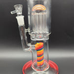 Burgeoning Bliss Glass Water Pipe | 12" | 14mm F | Colors Vary - Avernic Smoke Shop