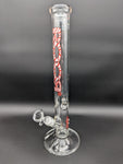 Candy Cane RooR Straight Tube Bong 18" - Avernic Smoke Shop