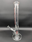 Candy Cane RooR Straight Tube Bong 18" - Avernic Smoke Shop