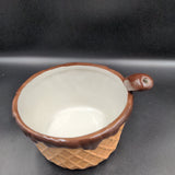 Ceramic Ice Cream Bowl Pipe - Avernic Smoke Shop