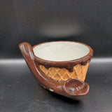 Ceramic Ice Cream Bowl Pipe