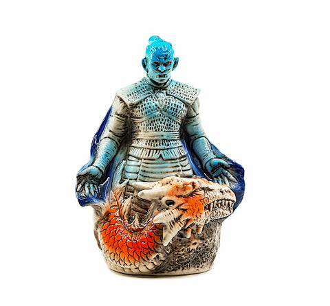 Ceramic Water Pipe - Blue Demon - Avernic Smoke Shop