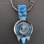 Chaka Glass Blizzard Pendant with Blizzi Bead - Avernic Smoke Shop