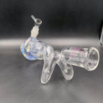 Chakra Horizontal Lazy Water Pipe - 14.5" | 14mm - Avernic Smoke Shop