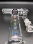 Chakra Inline Perc Lazy Water Pipe | 9" | 19mm - Avernic Smoke Shop