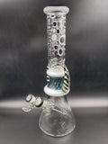 Cheech - 14" Water Bubbler With Horns - Avernic Smoke Shop