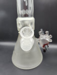 Cheech Glass - 15" Sandblasted Pulsing Heart Beaker Water Pipe