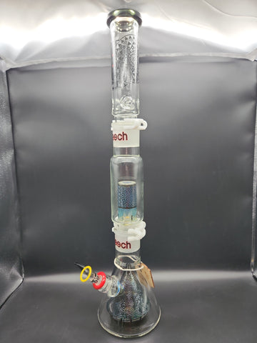 Cheech Glass - 23" 3 Part Modular Pyramid Perc Beaker Water Pipe