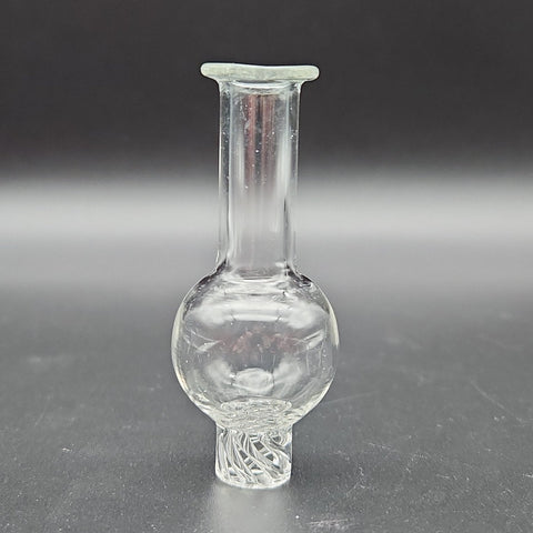 Clear Glass Bubble Spinner Cap