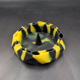 Colorful Silicone Ashtray with Poker| 5"