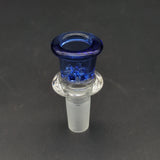 Cone Bowl Slides w/ Built in Screen 14mm blue