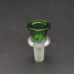 Cone Bowl Slides w/ Built in Screen 14mm green