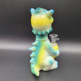 Curious Cyclops Dragon Ceramic Water Pipe | 6.5" | 14mm - Avernic Smoke Shop