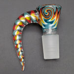 XL Curved Claw Bowl Piece 18mm with Screen - Avernic Smoke Shop