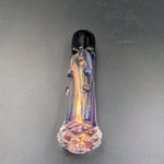Diamond Etched Iridescent Royal Glass Taster | 3.5" - Avernic Smoke Shop