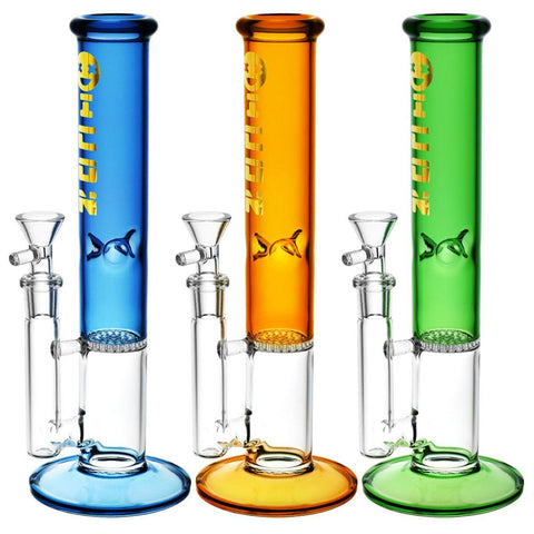 Diamond Glass Icon Cosmos Water Pipe | 10" | 14mmF | Colors Vary - Avernic Smoke Shop