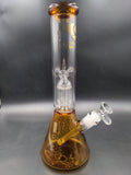 Diamond Glass Mansion Water Pipe 14" | 14mm - Avernic Smoke Shop