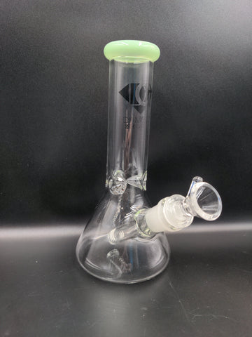 Diamond Glass Sugar Beaker - 8" / 14mm F - Avernic Smoke Shop