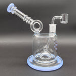 Donut Oil Rig with Froth Perc 7" - Avernic Smoke Shop