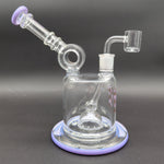 Donut Oil Rig with Froth Perc 7" - Avernic Smoke Shop