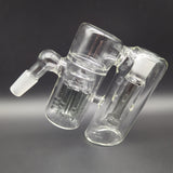 Dual Perc Wet Ash Catcher 14mm 45 Degrees - Avernic Smoke Shop