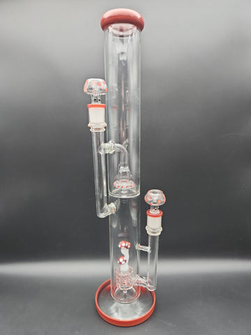 Dub Fungi Straight Tube Water Pipe | 17" | 14mm - Avernic Smoke Shop