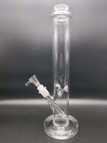 Effortless Straight Tube Glass Water Pipe | 14" | 14mm - Avernic Smoke Shop