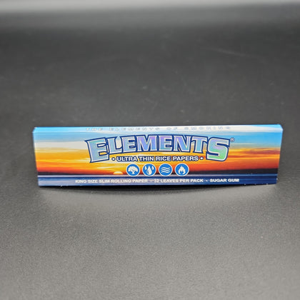 Elements Ultra Thin Kingsize Slim Rice Rolling Papers - Avernic Smoke Shop