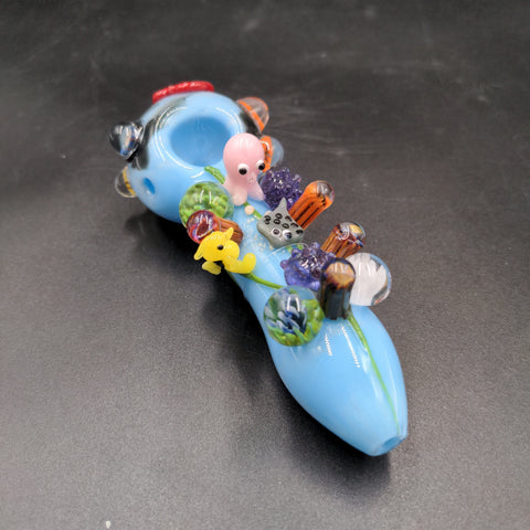 Empire Glassworks 4" Spoon Pipe - Great Barrier Reef