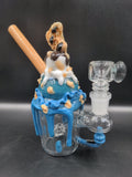 Empire Glassworks Cookie Monster Sundae Nano Rig - Avernic Smoke Shop