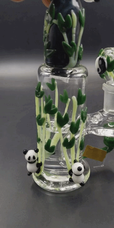 Empire Glassworks Nano Rig - Climbing Pandas – Avernic Smoke Shop